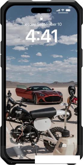 Чехол для телефона Uag для iPhone 14 Pro Max Monarch Pro for MagSafe Carbon Fiber 114031114242 - фото 9 - id-p219215779