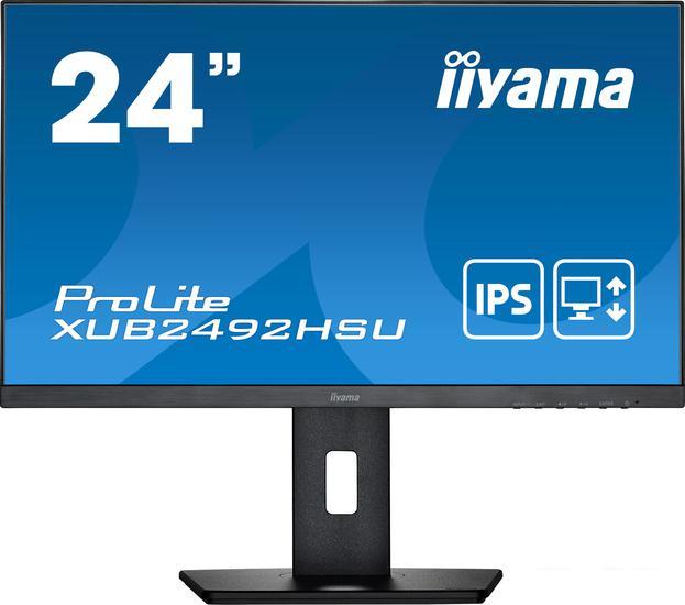 Монитор Iiyama ProLite XUB2492HSU-B5 - фото 1 - id-p218626342