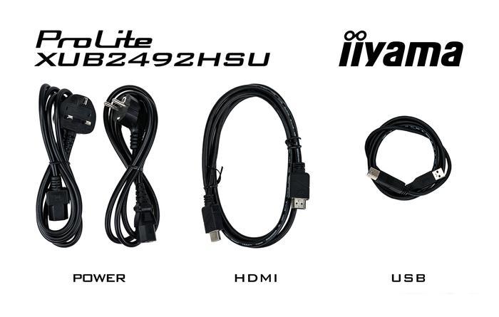 Монитор Iiyama ProLite XUB2492HSU-B5 - фото 5 - id-p218626342