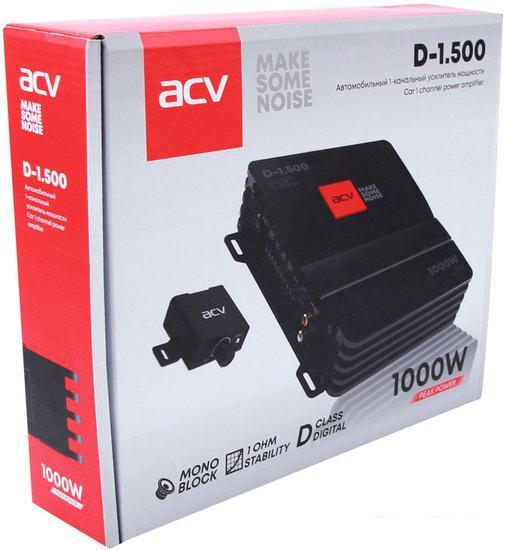Автомобильный усилитель ACV D-1.500 - фото 4 - id-p219076698