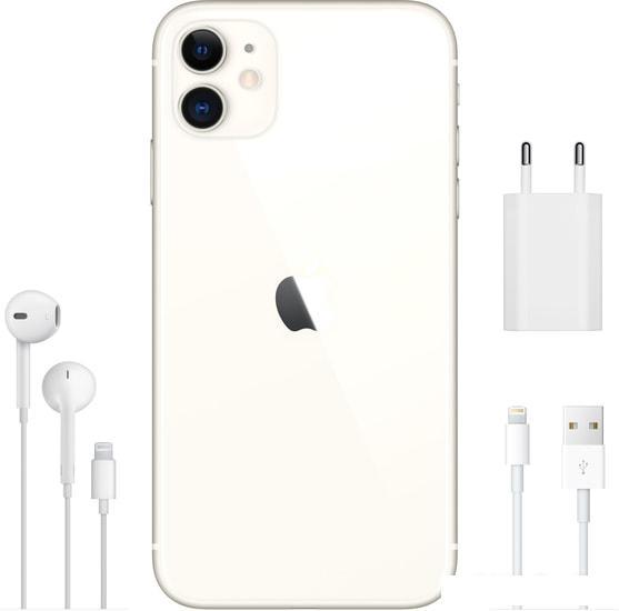 Смартфон Apple iPhone 11 128GB (белый) - фото 5 - id-p219215113