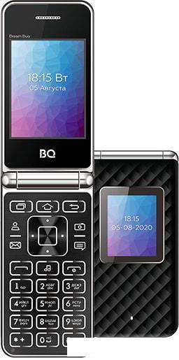 Смартфон BQ-Mobile BQ-2446 Dream Duo (черный) - фото 1 - id-p219504033