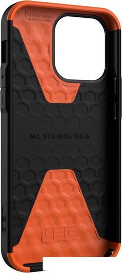 Чехол для телефона Uag для iPhone 14 Pro Max Civilian Black 114043114040 - фото 9 - id-p219215549