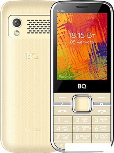 Мобильный телефон BQ-Mobile BQ-2838 Art XL+ (бежевый) - фото 1 - id-p219505469