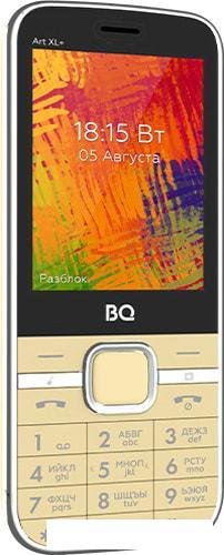 Мобильный телефон BQ-Mobile BQ-2838 Art XL+ (бежевый) - фото 3 - id-p219505469