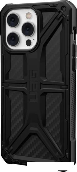 Чехол для телефона Uag для iPhone 14 Pro Max Monarch Carbon Fiber 114035114242 - фото 9 - id-p219215612