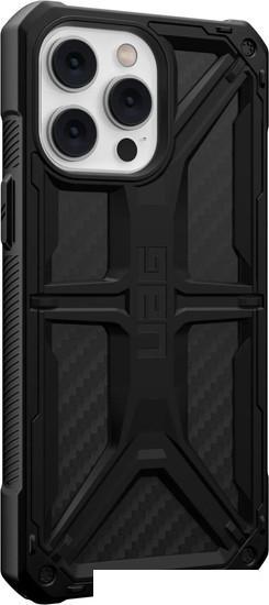 Чехол для телефона Uag для iPhone 14 Pro Max Monarch Carbon Fiber 114035114242 - фото 10 - id-p219215612