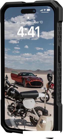 Чехол для телефона Uag для iPhone 14 Pro Monarch Pro for MagSafe Carbon Fiber 114030114242 - фото 1 - id-p219215671
