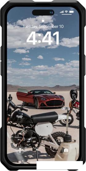 Чехол для телефона Uag для iPhone 14 Pro Monarch Pro for MagSafe Carbon Fiber 114030114242 - фото 8 - id-p219215671