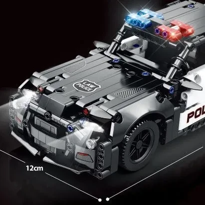 Конструктор 48014 Техник полицейская машина Ford, 487 деталей - Модель автомобиля полицейский форд - фото 3 - id-p219546652