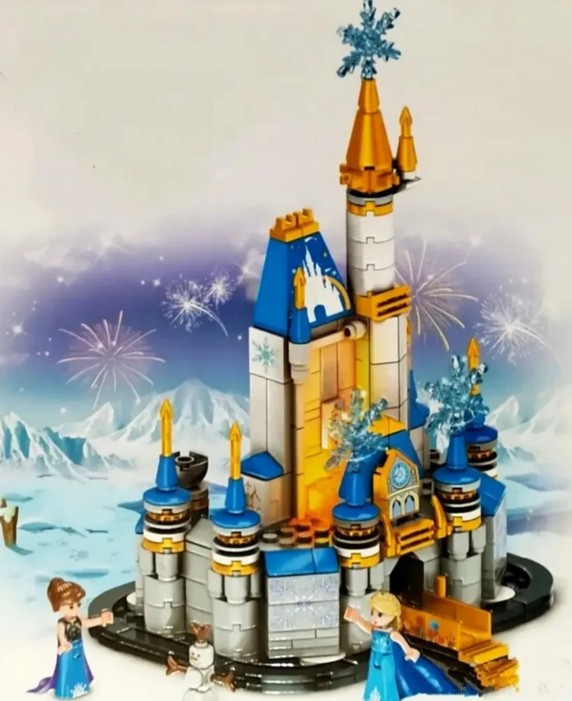 Детский Конструктор Frozen Холодное сердце с Led подсветкой 432 детали. LB621 - фото 5 - id-p191978434