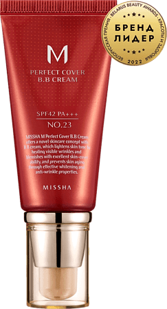 (ТОН 23)ББ КРЕМ MISSHA M PERFECT COVER BB CREAM SPF42/PA+++ - 50ml - фото 1 - id-p165251835