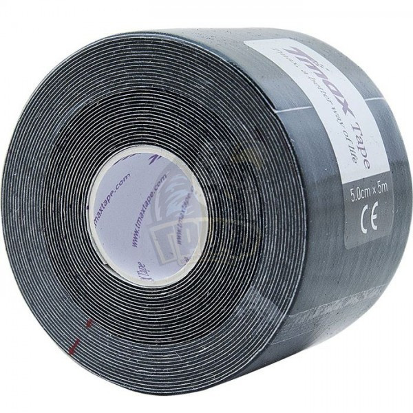 Кинезио тейп Tmax Extra Sticky 500x5 см (черный) (арт. 423143) - фото 1 - id-p219547903