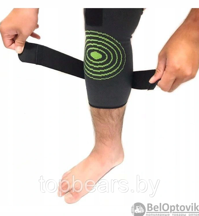 Компрессионный бандаж для коленного сустава Pain Relieving Knee Stabilizer неопреновый Размер L - фото 8 - id-p219548265