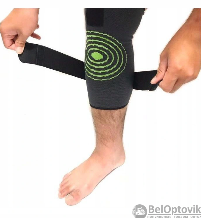 Компрессионный бандаж для коленного сустава Pain Relieving Knee Stabilizer неопреновый Размер L - фото 8 - id-p219548524