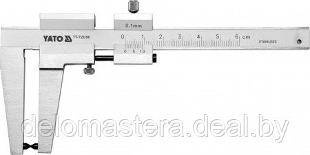 Штангенциркуль для тормозных дисков 160мм (0-60мм) "Yato" YT-72090 - фото 1 - id-p219506638