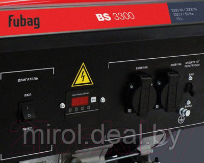 Бензиновый генератор Fubag BS 3300 - фото 6 - id-p219554275