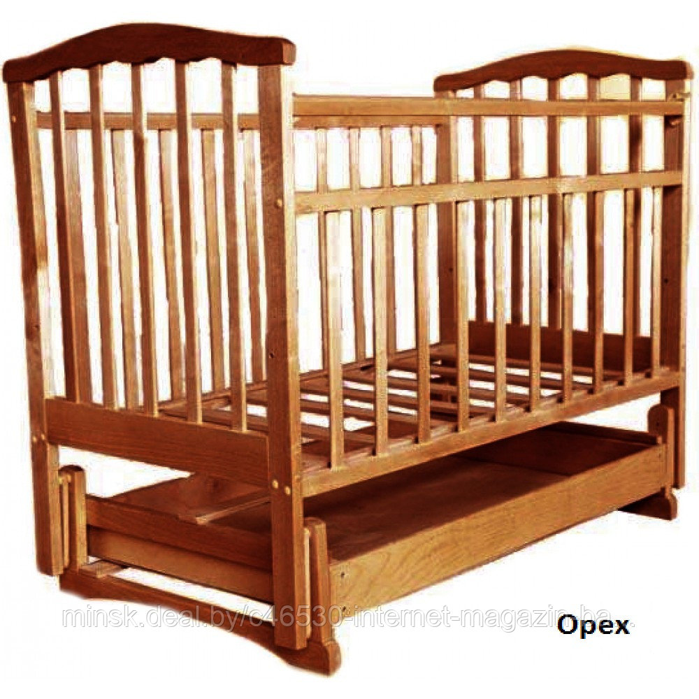Кроватка для новорожденных Маятник+ Ящик. Бесплатная доставка. Скидка -10% - фото 3 - id-p31495583