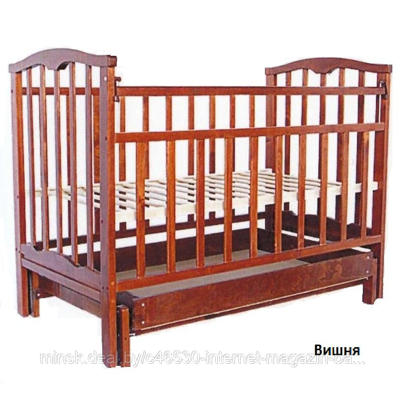Кроватка для новорожденных Маятник+ Ящик. Бесплатная доставка. Скидка -10% - фото 7 - id-p31495583