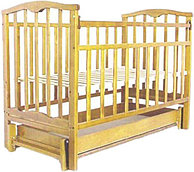 Кроватка для новорожденных Маятник+ Ящик. Бесплатная доставка. Скидка -10%