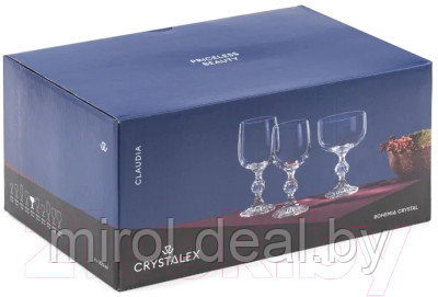 Набор бокалов Crystalex Claudia CR200103C-A - фото 6 - id-p219557745