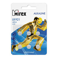 Батарейка LR921 щелочная Mirex AG6 / LR921 1,5V 6шт