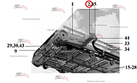 Гидродвигатель (гидромотор героторный) Sauer Danfoss OMT400 (OMT 400) S0-100-053-046