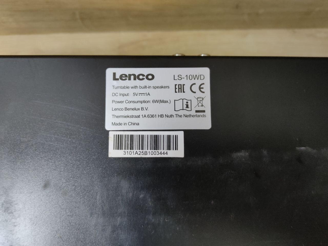 Виниловый проигрыватель Lenco LS-10WD (а.37-038276) - фото 4 - id-p219561769