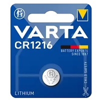 Батарейка CR1216 VARTA LITHIUM 3V 06016101401