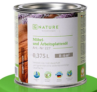 Масло для мебели и столешниц GNature 227 Möbel- und Arbeitsplattenöl