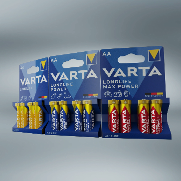 Батарейка AAA VARTA LONGLIFE 1,5V - фото 4 - id-p219562066