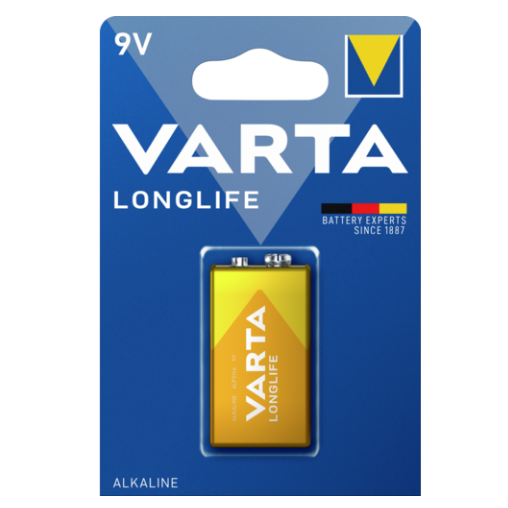 Батарейка 1*9V VARTA LONGLIFE крона - фото 2 - id-p219562088