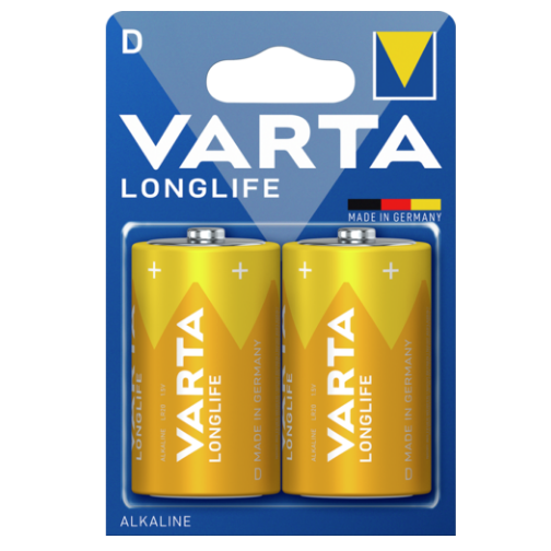 Батарейка LR20 VARTA LONGLIFE 1,5V - фото 2 - id-p219562141