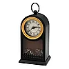 Светодиодный мини-камин настольный декоративный "Старинные часы" с эффектом живого пламени+ подарок, фото 6
