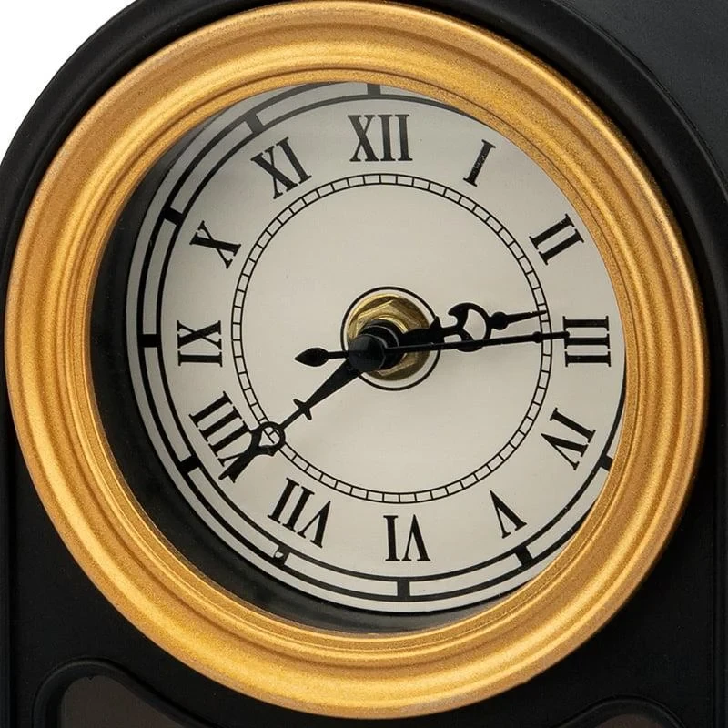 Светодиодный мини-камин настольный декоративный "Старинные часы" с эффектом живого пламени+ подарок - фото 7 - id-p219562586