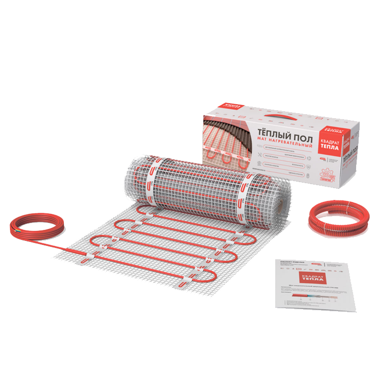 Теплый пол Квадрат тепла под плитку СТН КМ. Электрический ИК инфракрасный - фото 2 - id-p219562642