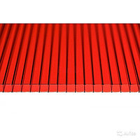 Поликарбонат сотовый Сэлмакс Групп Мастер красный 6000*2100*3,8 мм, 0,48 кг/м2