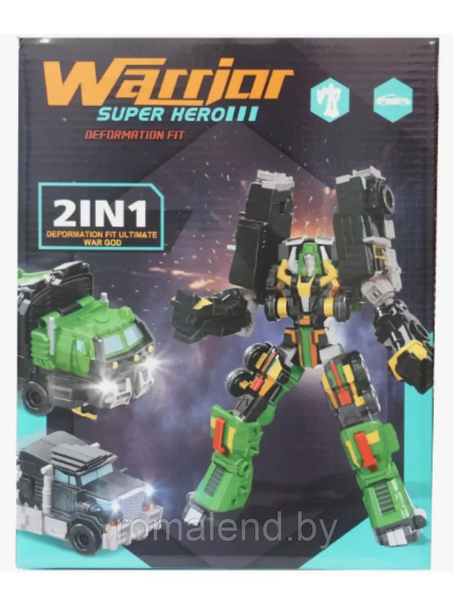 Робот трансформер, Warrior Super Hero 2в1 - фото 2 - id-p219562820