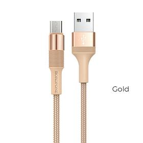 Кабель USB BOROFONE BX21 AM-Type-C 1метр 3А gold