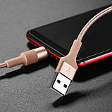 Кабель USB BOROFONE BX21 AM-Type-C 1метр 3А gold, фото 2