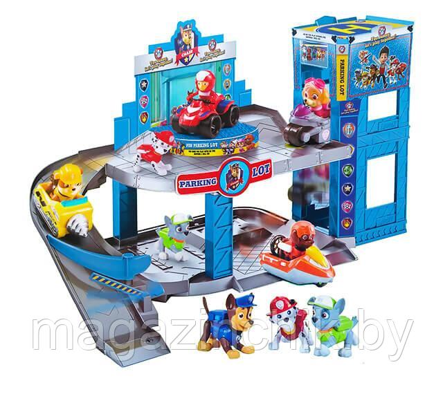 Набор База Щенячий патруль Paw Patrol Парковка-гараж XZ-336, 2 героя - фото 1 - id-p31497045