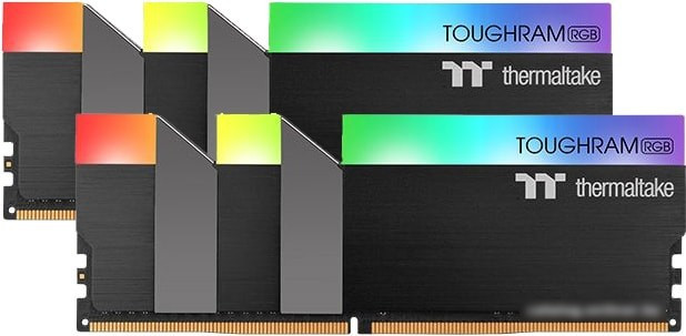 Оперативная память Thermaltake ToughRam RGB 2x8GB DDR4 PC4-25600 R009D408GX2-3200C16A - фото 1 - id-p219563550