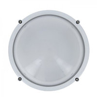 Светильник светодиодный ЖКХ металл белый круг 8Вт IP65 серии PWD-LED EKF Proxima