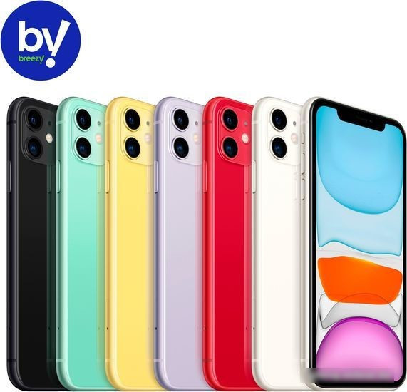 Apple iPhone 11 64GB Восстановленный by Breezy, грейд A (желтый) - фото 2 - id-p219564343