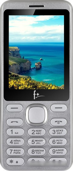 Мобильный телефон F+ S286 (серебристый) - фото 2 - id-p219564359
