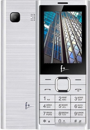 Мобильный телефон F+ B241 (серебристый) - фото 1 - id-p219564360