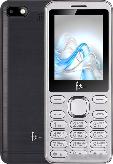 Мобильный телефон F+ S240 (серебристый) - фото 1 - id-p219564362