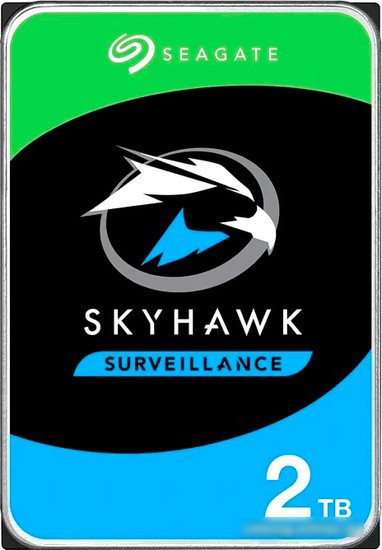 Жесткий диск Seagate Skyhawk Surveillance 2TB ST2000VX017 - фото 1 - id-p219563825