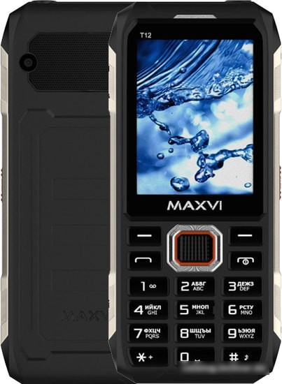 Мобильный телефон Maxvi T12 (черный) - фото 1 - id-p219564385