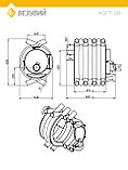 Печь отопительная ВЕЗУВИЙ АОГТ 00 С, фото 2